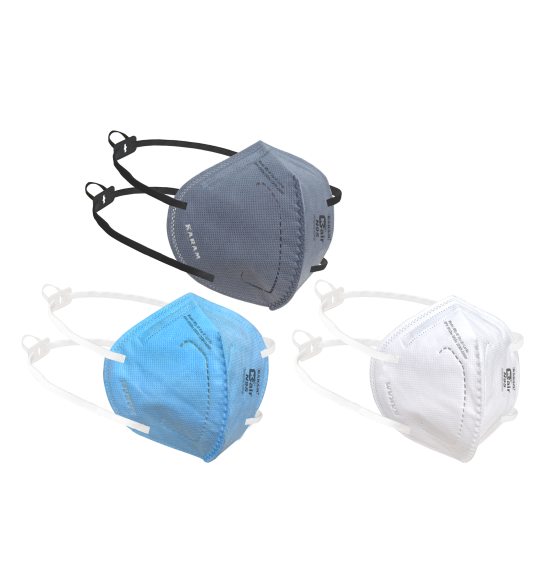 K-AIR N95 Mask with Adjustable Headband Pack of 3