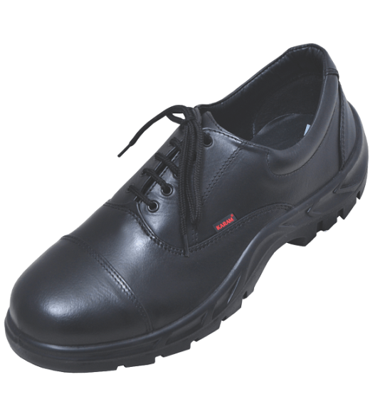 Occupational Safety Footwear with Full Grain black Softy Leather & Single Density, FS150