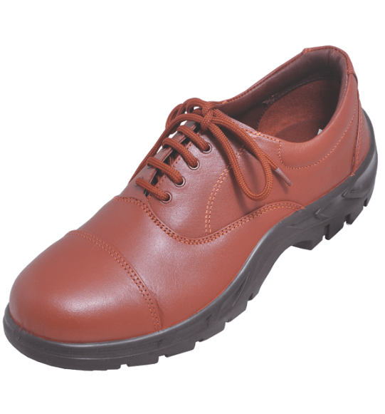 Occupational Safety Footwear with Full Grain Brown Softy Leather, FS150BR(WWSAPN)