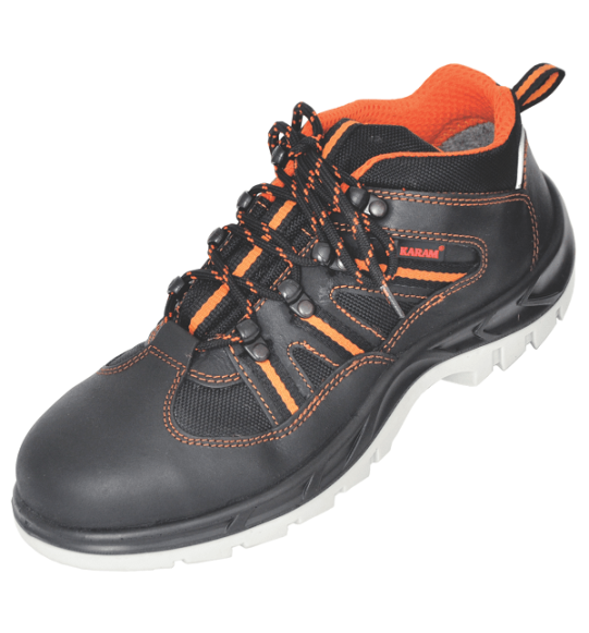Executive Sporty Lace up brown leather safety footwear FS63BL(SWDAMN)