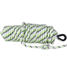 Anchorage Line 10 mts. Long Karamental Semi Static Rope with One Side Hook, PN910(KRKD12)(121)