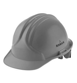 Safety Helmet with Protective Peak and Ratchet Type adjustment, PN581