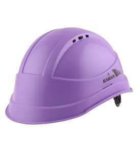 Safety Helmet With Protective Peak, Ventilators and Ratchet Type Adjustment, PN545