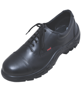 Occupational Safety Footwear with Full Grain black Softy Leather & Single Density, FS150