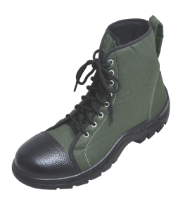 Occupational Safety Footwear with water Repellent Green Polyester Viscous Fabric, FS151RG(WWSAPN) 