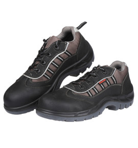 Executive Sporty Lace up brown leather safety footwear FS62BL(SWDAMN)