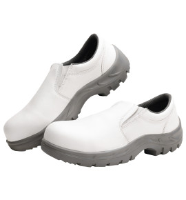 KARAM Safety Shoes with Steel Toe & Single Density PU Sole for Anti-Slip, Antistatic, Oil & Heat Resistance, Grey, FS13RG(SWSAMN)