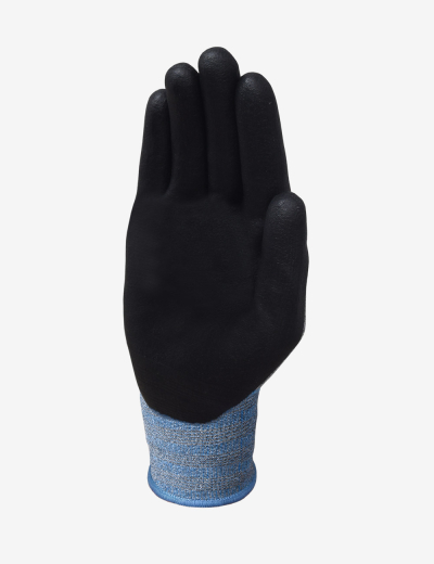 BLACK+DECKER Grey & Black Safety Nitrile Coated Gloves, BXPG0330IN
