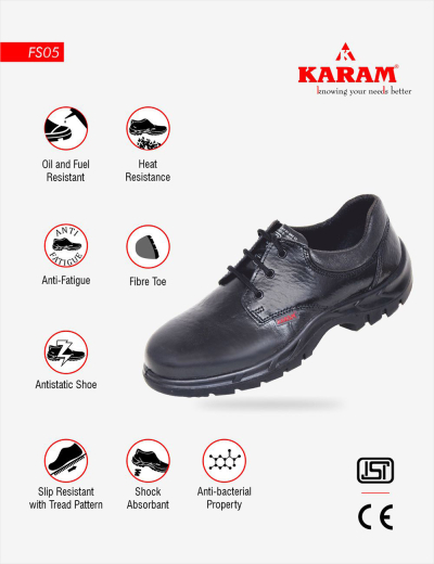 Browse worker safety shoes for men at great prices, including Karam FS05 anti-static construction footwear and safety footwear options.