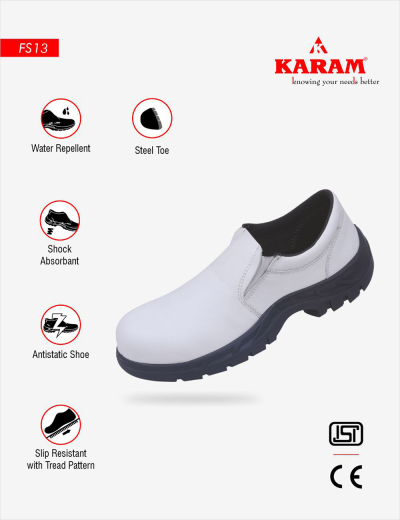 Composite Toe and Water-Repellent Safety Shoes by Abawrf. Men's Anti-static Safety Footwear.