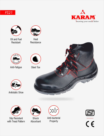 Lightweight Safety Shoes: Effortless mobility combined with essential protection, perfect for long shifts.