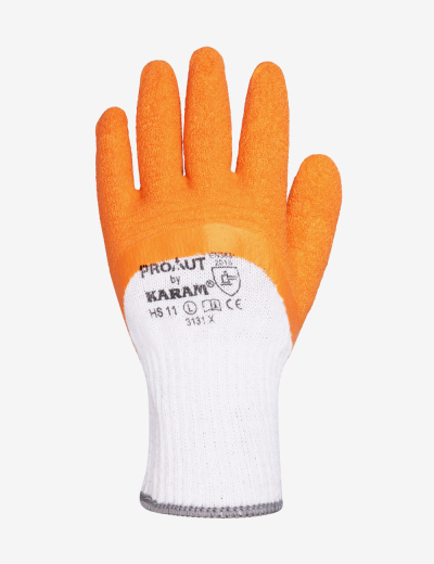Latex gloves for safety (HS11). Protective hand gloves for all-round safety.