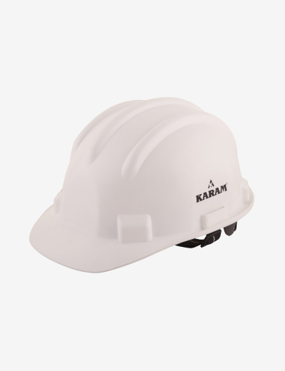 Safety Helmet with Protective Peak with Ratchet Type Adjustment PN521