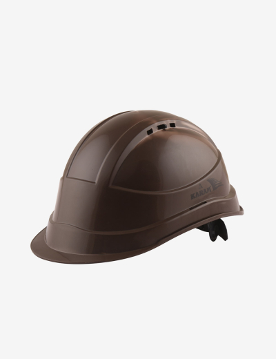 Safety Helmet with Protective Peak with Slider Type Adjustment and Ventilation slots PN541