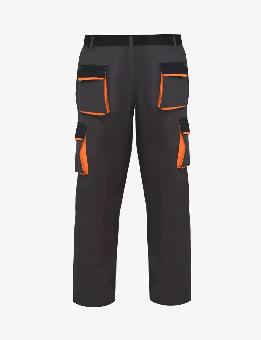 Buy BLACK+DECKER Workmen 100% Cotton Black & Grey Trouser
