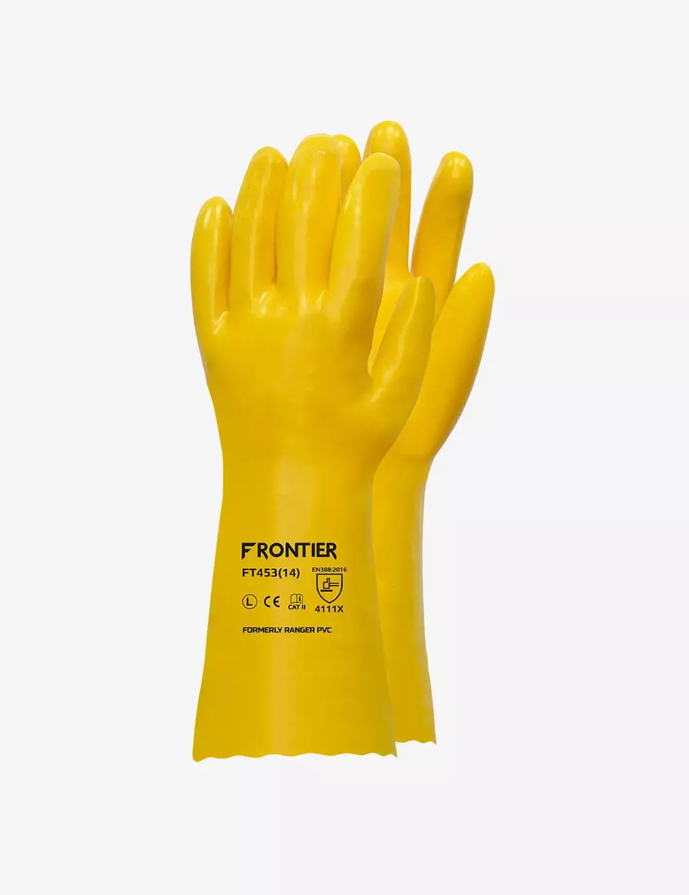 Buy Chemical Resistant Gloves Yellow, FT453 – KARAM Online